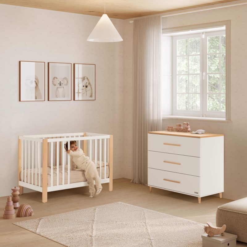 Detská postieľka Nayra 60x120 - vyberateľné tyče